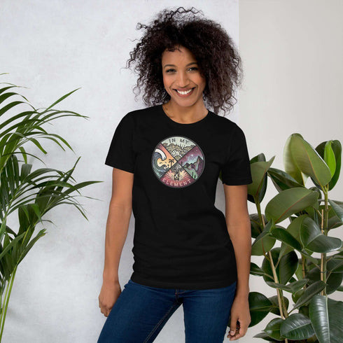 This stylish tee features a captivating Earth Element graphic, showcasing the beauty and vitality of our planet.